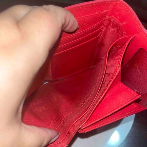 FINAL PRICE MCM Red Leather Tri-Fold Wallet - Picture 13 of 13